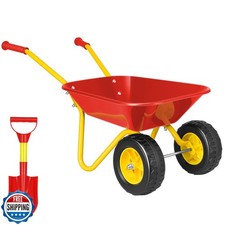VIVOHOME Kids Wheelbarrow Children Garden cart with Toddler Garde