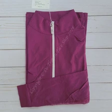 Tailored Sportsman ICEFIL Long Sleeve Ziptop Shirt - Magenta/White/Silver