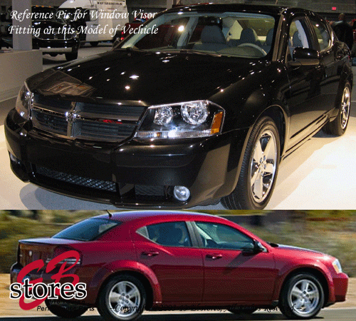 Black Tinted Out-Channel Vent Visor 4pcs For 2002-2009 Chevrolet