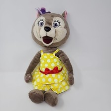 Fiesta Great Wolf Lodge Violet Yellow Polka Dot Dress Plush 16" Soft Toy