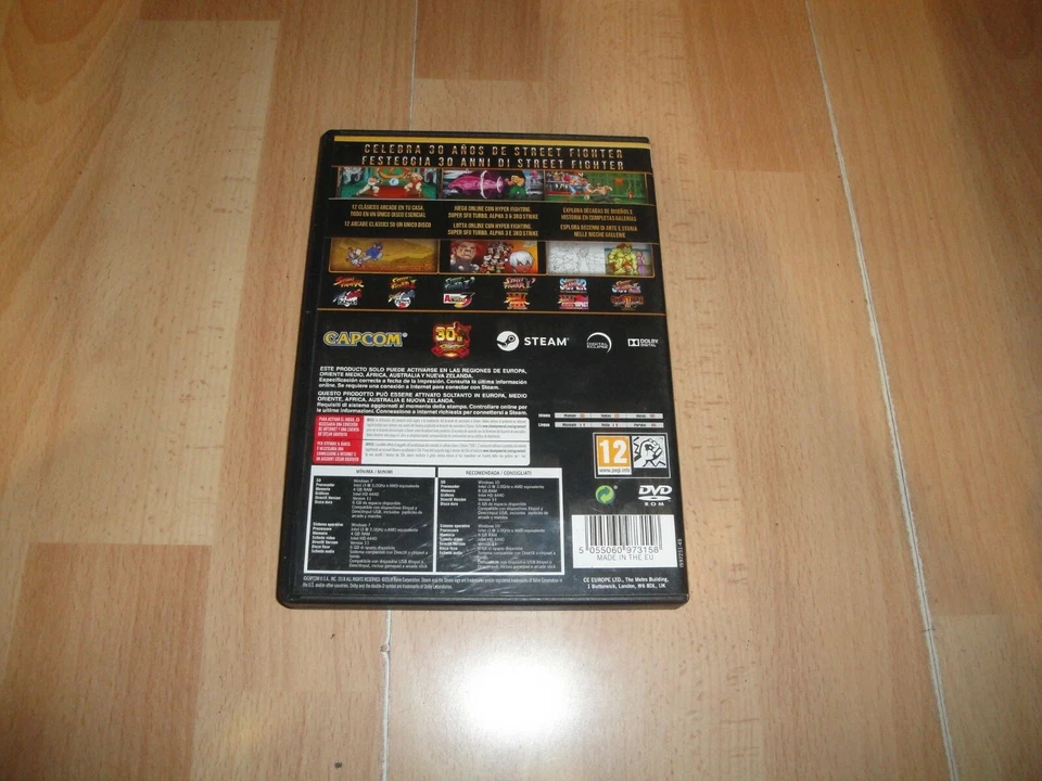 STREET FIGHTER 30TH ANNIVERSARY COLLECTION DE CAPCOM PARA PC NUEVO SIN PRECINTO - Imagen 2 de 2