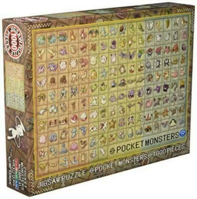 1000 Piece Jigsaw Puzzle Pokemon Pokedex No.001-151 | eBay