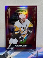 2021-22 Upper Deck STATURE Hockey KRIS LETANG #57 RED PHOTO VARIANT 24/33