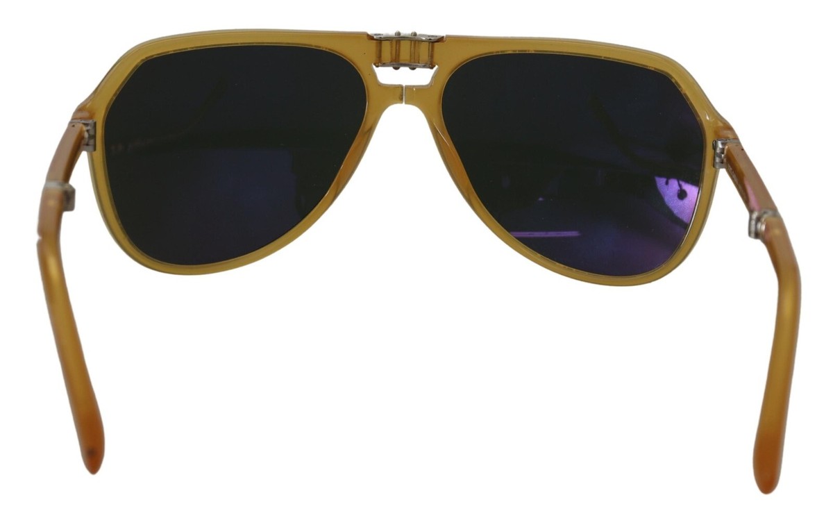 DOLCE & GABBANA Sunglasses DG4196 Yellow Acetate Black Lens