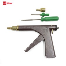 Tubeless Tire Wheel Puncture Repair Tool w/ Mushroom Plug Vacuum Gun Kit AU Ship