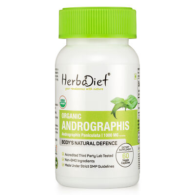 Liver Detox Cleanse Immune System Cardio Support Organic Andrographis Capsules