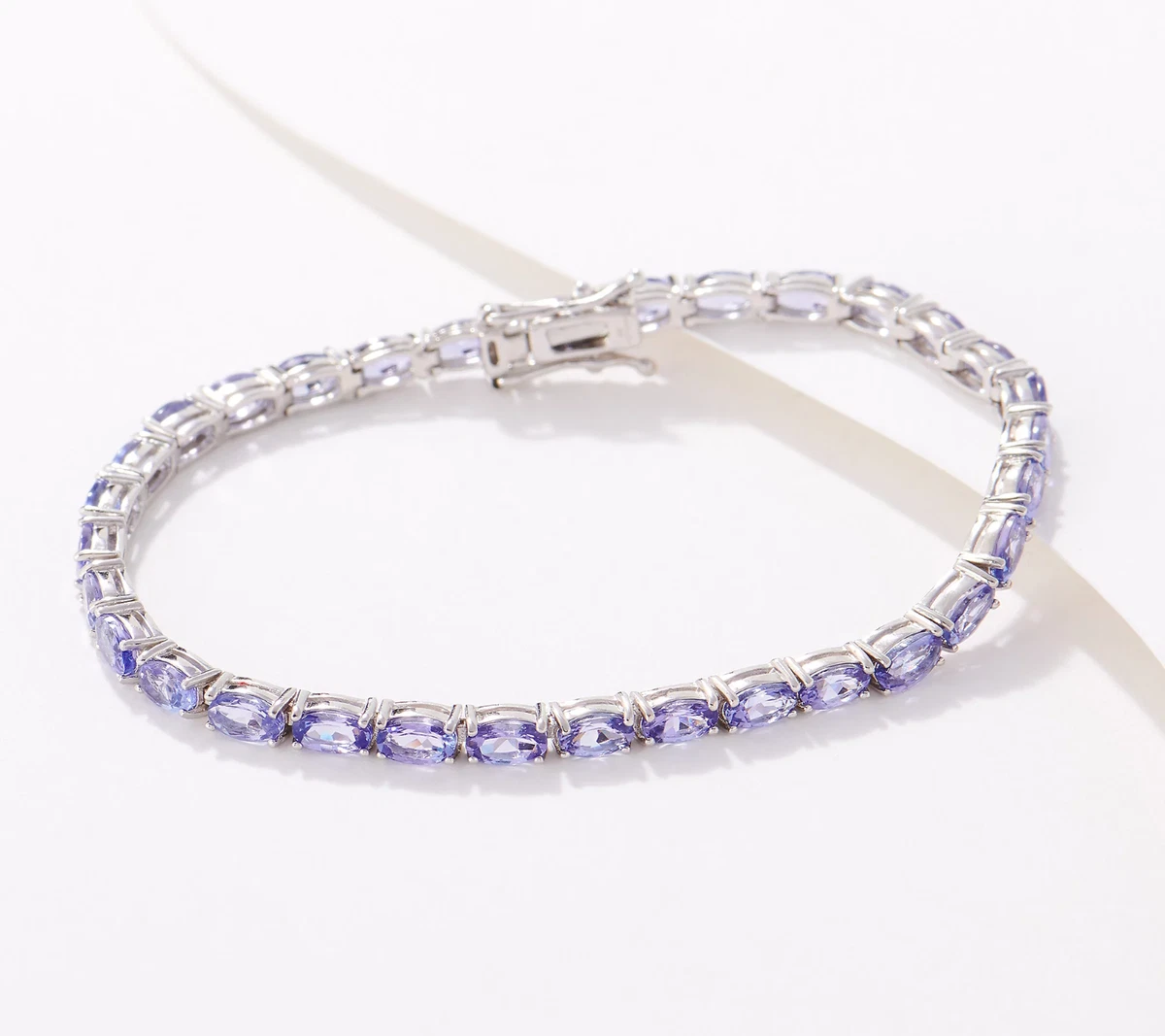 Tanzanite tennis bracelet sterling sale