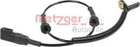 Metzger 0900893 Sensor, Raddrehzahl FüR Ford