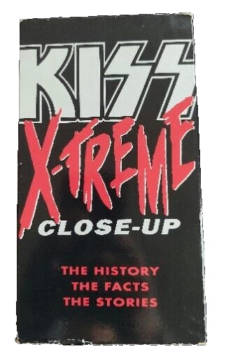 KISS X-Treme Close Up VHS Gene Simmons Paul Stanley Eric Singer - Image 2 of 4