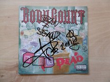 Body Count "Ice-T Ernie C Sean E Sean" Autograph Signed CD Booklet "Born Dead"