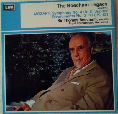 LP Mozart Symphony No 41 In C Major, Jupiter / Divertimento No 2 In D Major,
