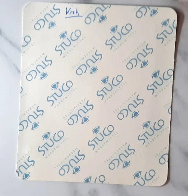 Original Handsigniertes Autogramm –Heinz-Herbert Kreh, + 2009, auf DFB-Aufkleber - Bild 2 von 2