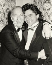 Jack Klugman John Stamos at LA Free Clinic Benefit at Beverl - 1986 Old Photo 1