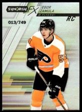 2020-21 Upper Deck Synergy FX Rookies Egor Zamula 013/749 Philadelphia Flyers