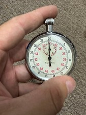 Vintage Sofina 1/10 Stop Watch Manual Wind