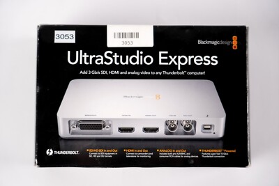 Blackmagic Design UltraStudio Express + Breakout Cable + Box | Thunderbolt