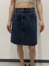 Vintage Valentino Vintage Denim Skirt y2k 90 s Festiv Size 30