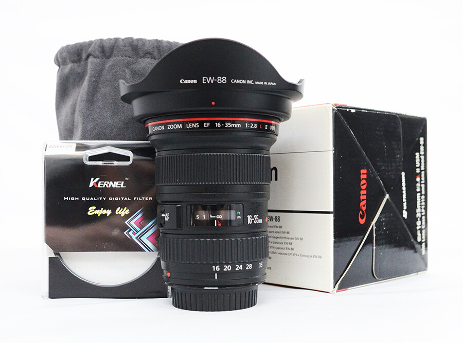 Canon EF 16-35mm f/2.8 L II USM Lens + Filter -MINT 13803078596| eBay