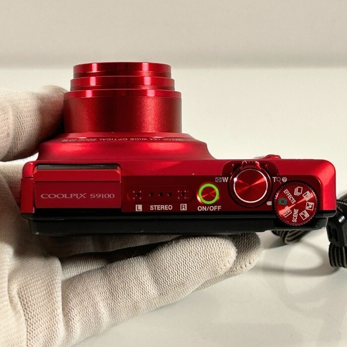 Nikon COOLPIX S9100 Red Digital Camera 12.1MP 18x Optical Nikon COOLPIX S9100 Red Digital Camera 12.1MP 18x Optical