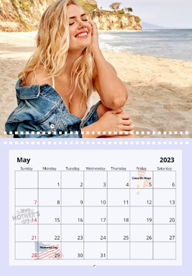 KATE UPTON 2023 Wall Calendar | eBay