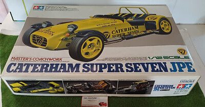 CATERHAM SUPER SEVEN JPE jaune au 1/12 kit monté TAMIYA 10203