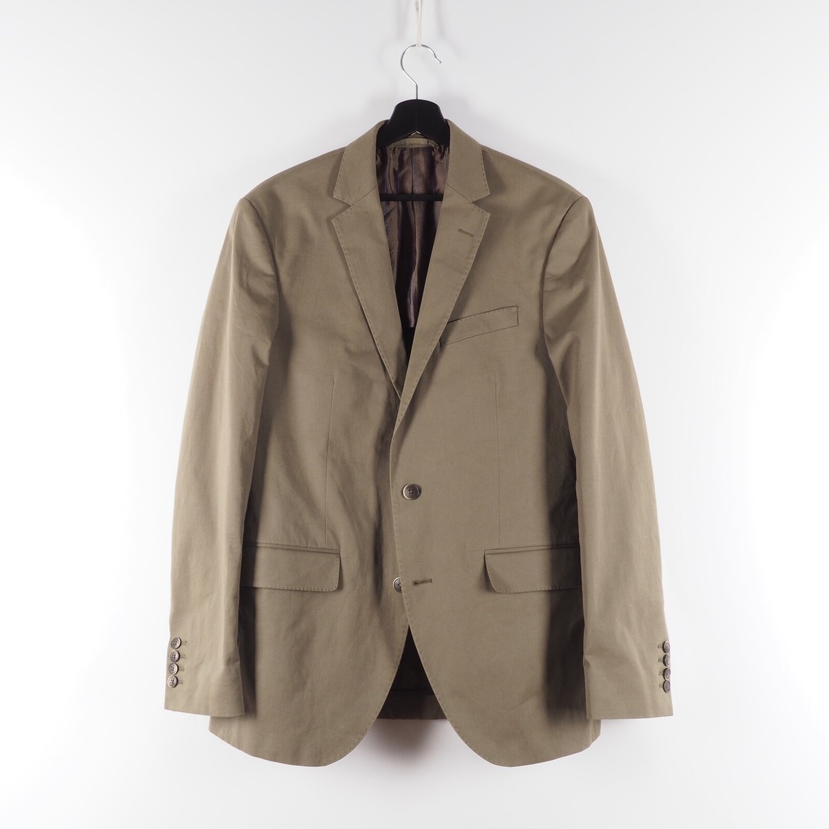 Hackett London Men's Olive Green Sport Coat Blazer Jacket 42 L 52