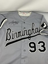 Frank Thomas Signed Birmingham Barons Authentic Wilson Jersey Beckett COA