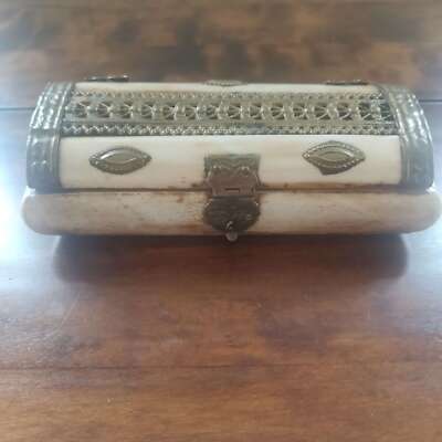 Vintage Kamelknochen Deko Box