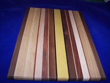 Handmade exotic wood cutting board 100 2562