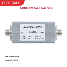 14MHz BPF Band Pass Filter Shortwave High Isolation Degree Filter 200W NEW