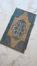 Antique Blue Beige Rug Antique Prayer Rug, Oushak Old Wool Rug nterior Des Rug