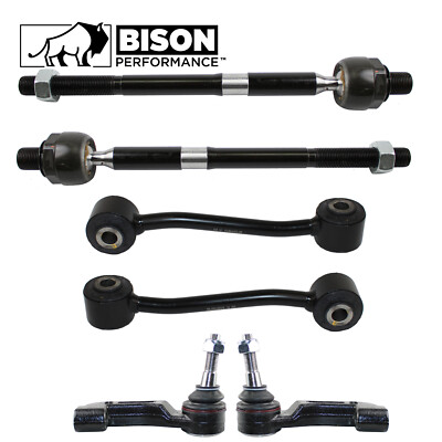 Bison Performance 6pc Front Sway Bar Link Tie Rods Kit For Dodge Nitro Liberty