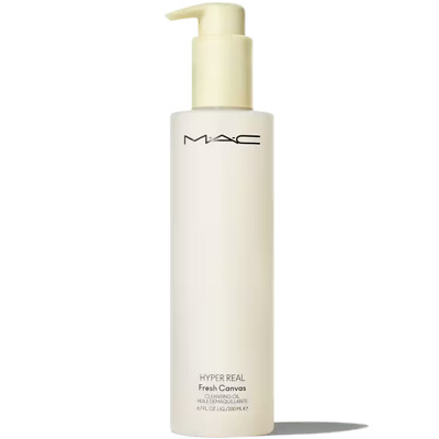 MAC Hyper Real Fresh Canvas Reinigungsöl entfernt hartnäckiges Make-up 200ml *NEU*