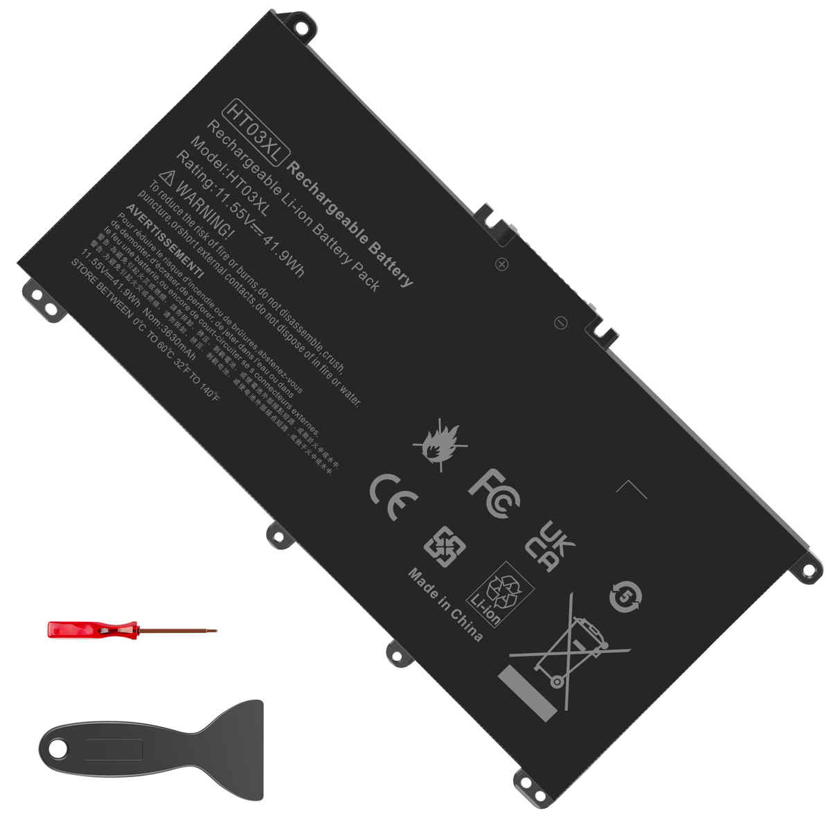 HT03XL Replace Battery for HP Pavilion 14 15 17 L11421-2D1 HSTNN-LB8L HSTNN-LB8I