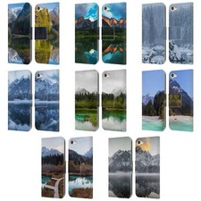 PATRIK LOVRIN MAGICAL LAKES LEATHER BOOK WALLET CASE FOR APPLE iPOD TOUCH MP3