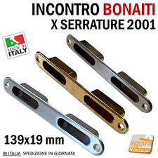 Riscontro Porta Gaccia G220 Bonaiti mm139x19 x Serrature 2001 Meccanica Incontro