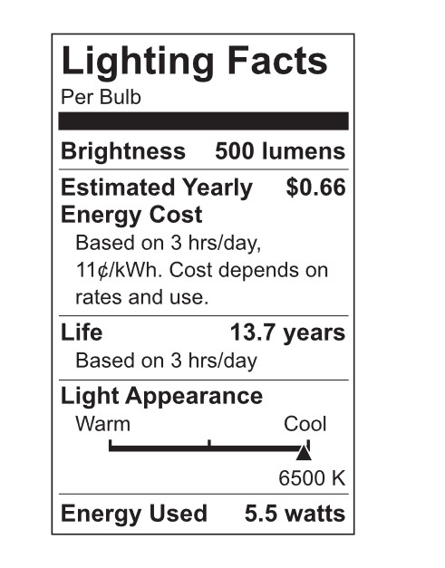 (12 bulbs) GE refresh LED cool white chandelier bulbs, 60 watt equivalent, 5.5