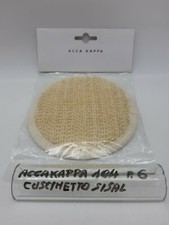 Natural Sisal Massage Pad, Cotton, 104 Acca Kappa