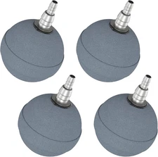 2" Air Stone Bubble Diffuser for Fish Tanks, Ponds & DWC Reservoirs, 4 Pack