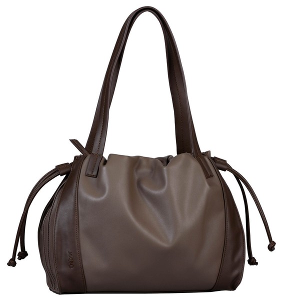 Gabor Kris Zip Shopper L Shopper Schultertasche Tasche Taupe Braun Dunkelbraun-image