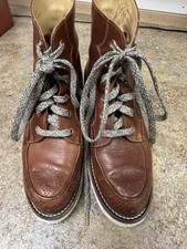 The Office Of Angela Scott Booties Lace Up Boots Brown 37 1/2 Eu Us 7