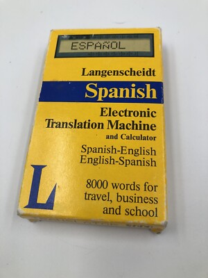 Langenscheidt 8000 Spanish Language Electronic Translator