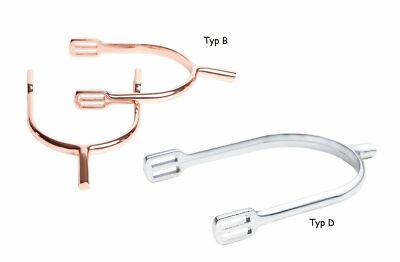 Damen Knopfsporen oder Stabsporen aus Edelstahl Silber oder Rosegold Auswahl
