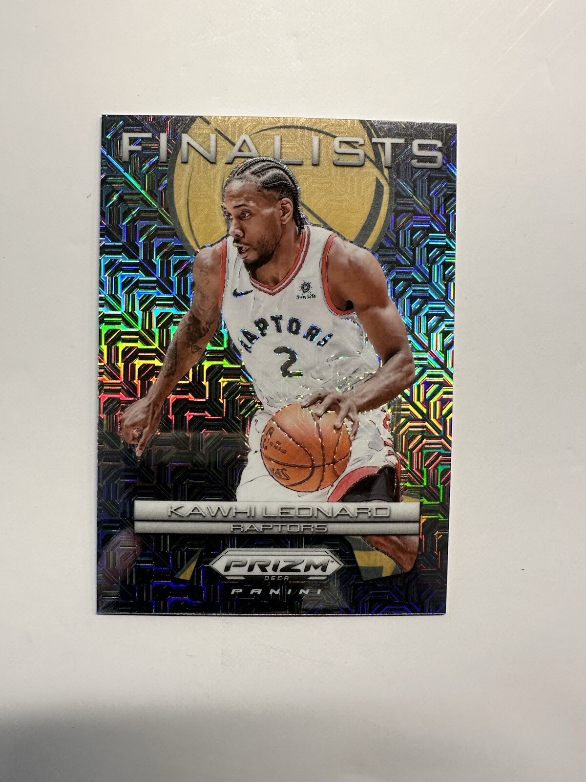 2023-24 Prizm Deca Kawhi Leonard Finalists Mojo Prizm 17/25 Toronto Raptors
