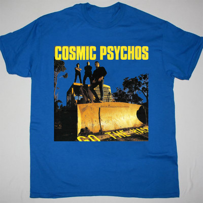 NEW Cosmic Psychos - Go The Hack Short Sleeve Blue All Size Tee AG2343