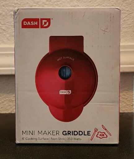 DASH DMS001RD 360W Electric Griddle - Red