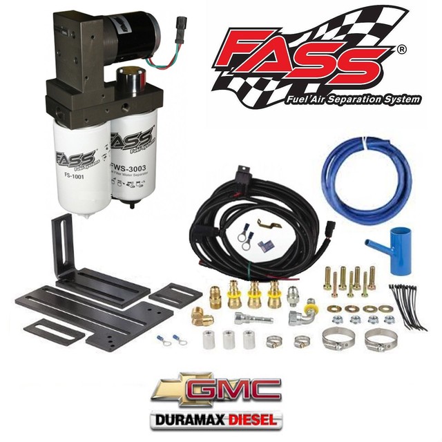 Fass Fuel System Titanium S 100GPH 1114 Chevy GMC 6.6L Duramax Diesel