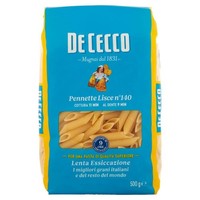 10X Pasta De Cecco 100% Italienisch Pennette Lisce N° 140 Nudeln 500G + Polpa