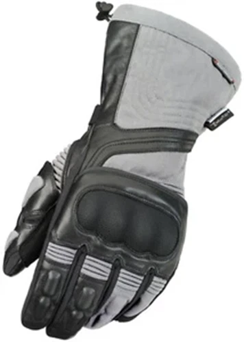 Fieldsheer Wind Tour Motorcycle Gloves Black/Silver Waterproof Touchscreen M