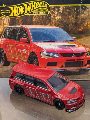 2026 Hot Wheels Japanese Premium 2005 MITSUBISHI LANCER EVO IX WAGON red LOOSE